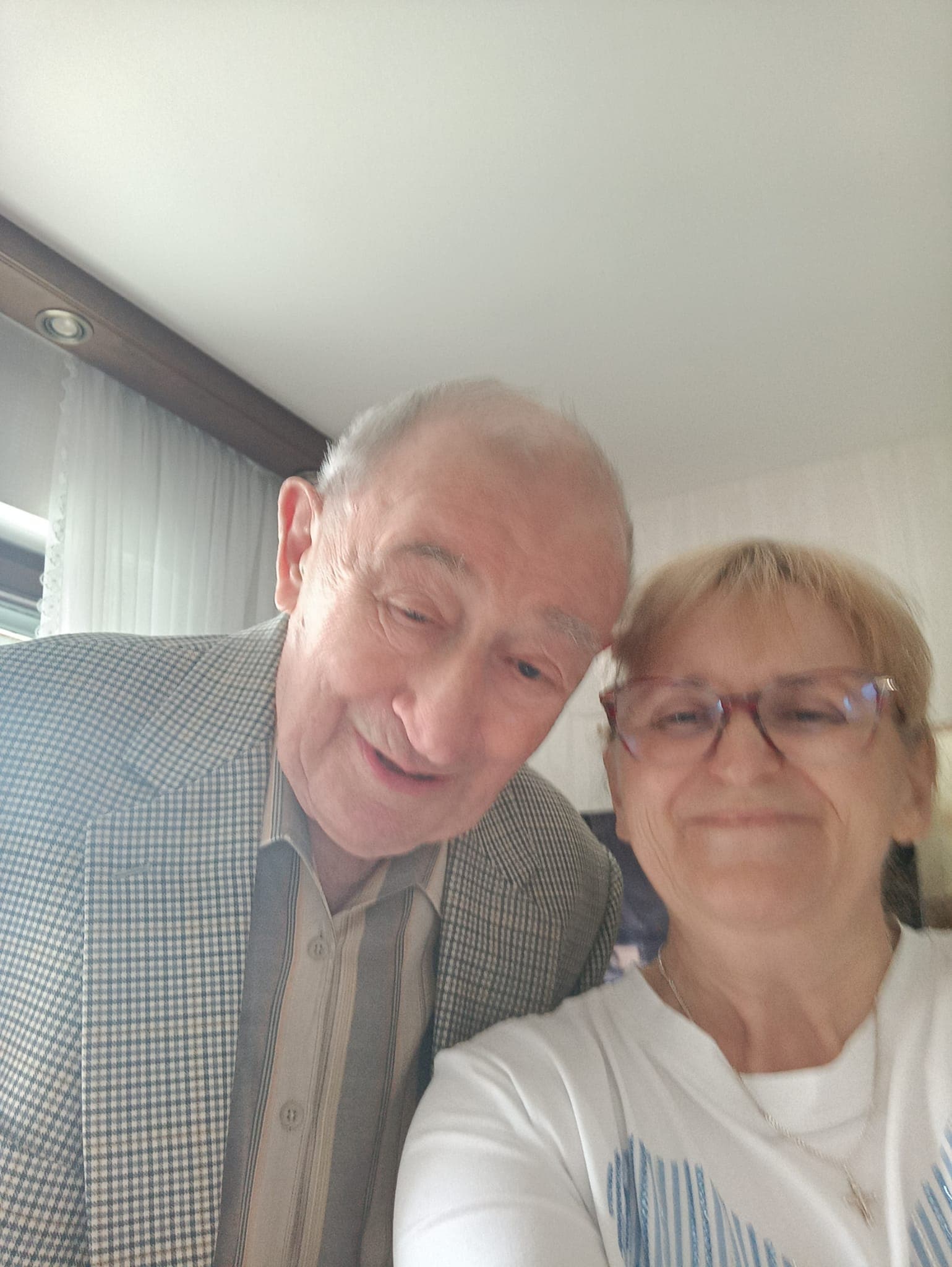 Urszula Ostrowska mit Arnold, Betreutem in Bitburg